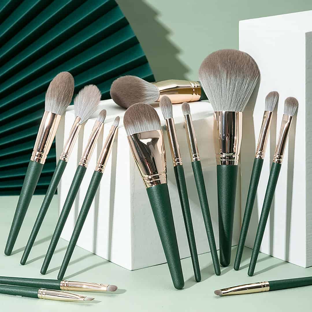 Makeup Brushes set 14pcs Premium Cosmetic brushes