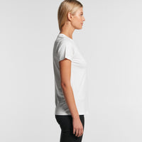 WO'S MAPLE ORGANIC TEE - white