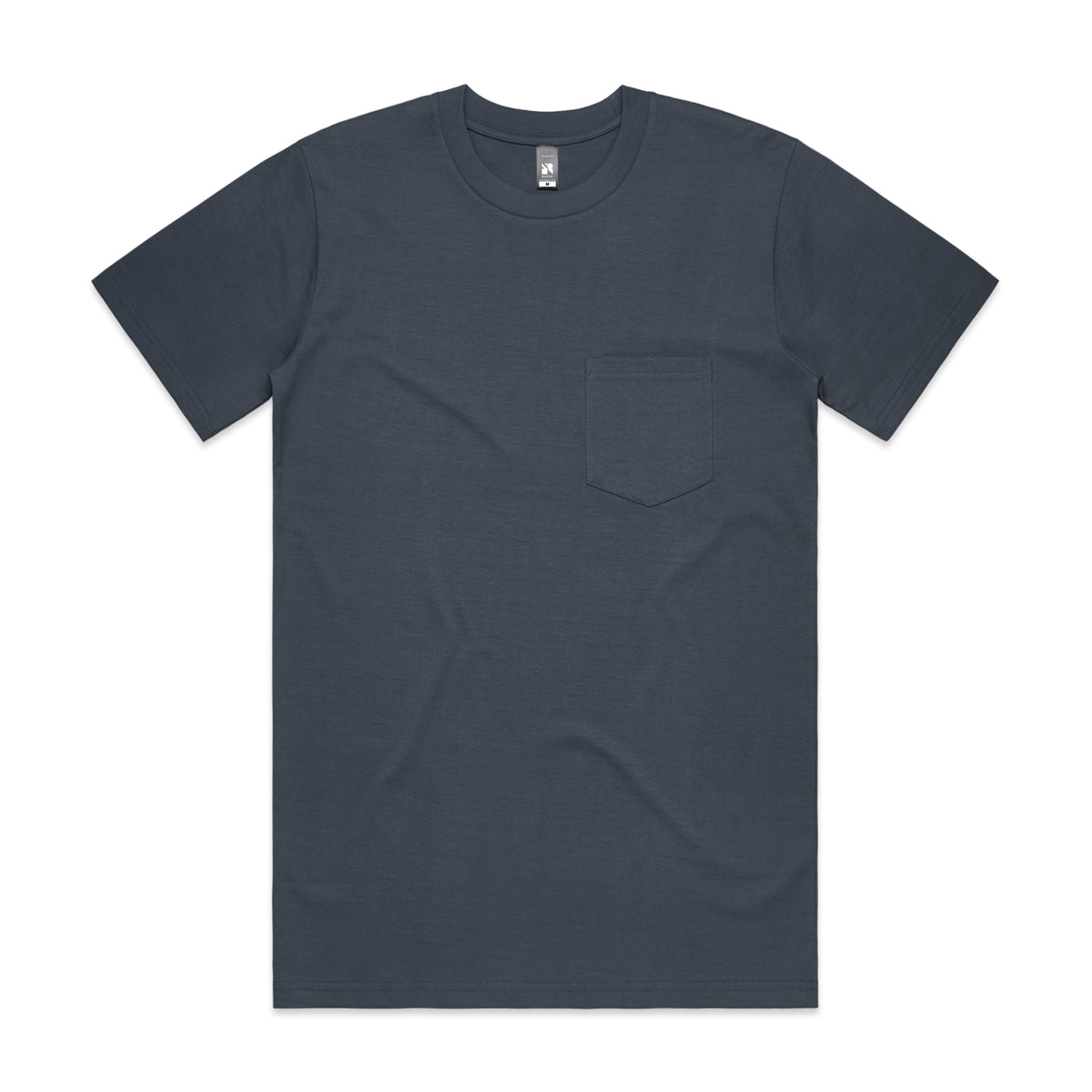 MENS CLASSIC POCKET TEE- PETROL BLUE